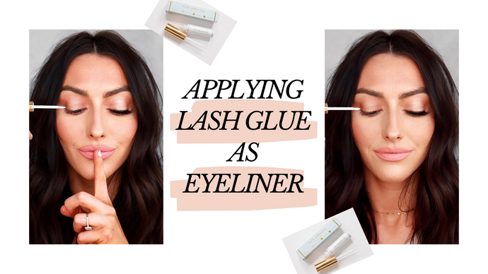 Eyeliner of Lash glue?! A New Way to Apply Lashes